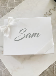 White Luxe Gift Box